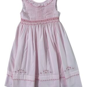 Sarah Louise Pink Sleeveless Kids Dress